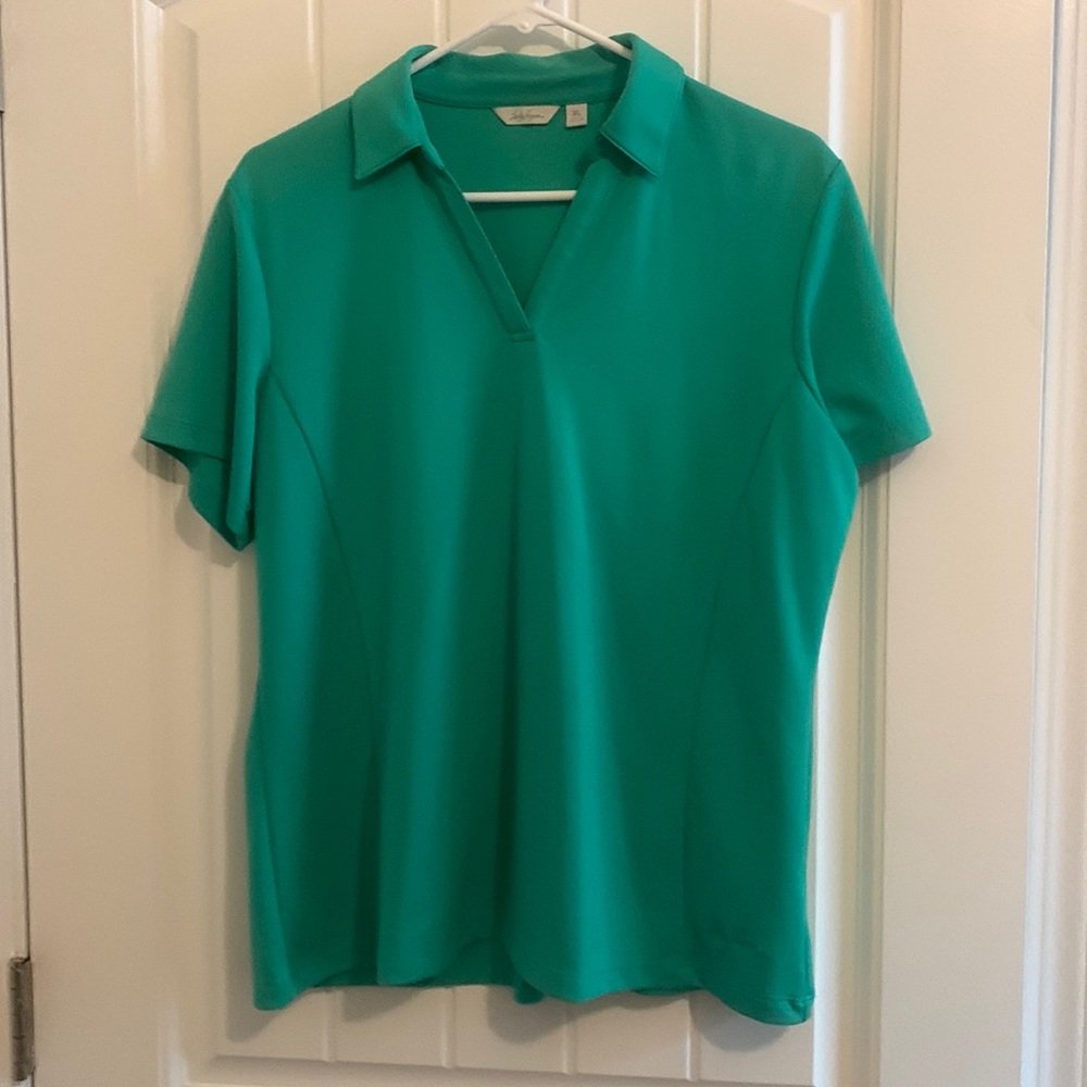 Lady Hagen, XL, green golf shirt